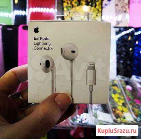 Наушники оригинальные EarPods Lightning Томск