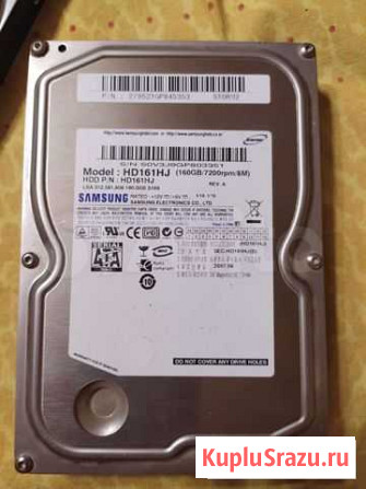Жесткий диск Samsung 160 GB HD161HJ Йошкар-Ола - изображение 1