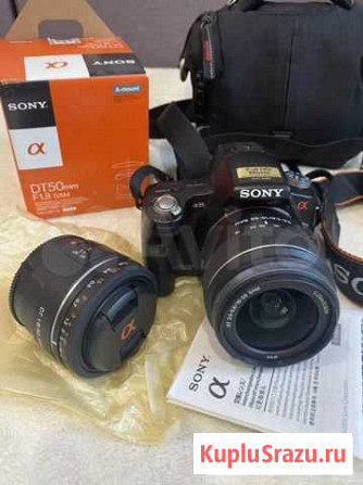 Зеркальный фотоаппарат Sony a35 Красноярск - изображение 1