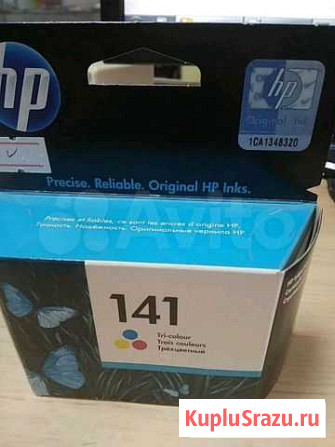 Картридж hp 141 цветной ориг Тимашевск - изображение 1