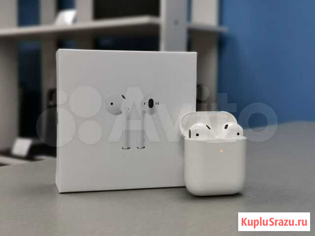 Наушники Airpods 2 Premium новые полный комплект Киров - изображение 1