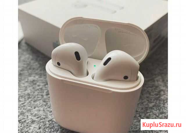 Airpods 2 беспроводные наушники. Качество 1в1 Чебоксары - изображение 1