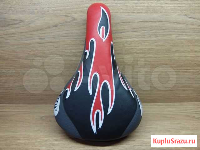 Седло детское bicycle Flame Красный Челябинск - изображение 1