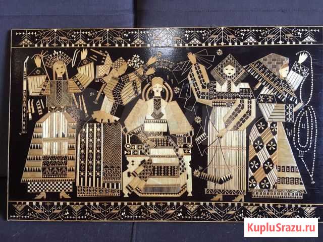 Картина из соломы Калининград - изображение 1