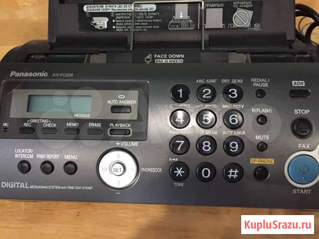 Факс Panasonic KX - FC 228 RU Казань - изображение 1