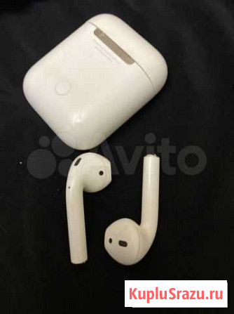 Беспроводные наушники apple airpods оригинал Махачкала - изображение 1