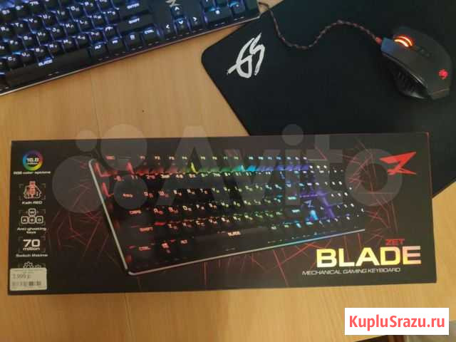 Механическая игровая клавиатура zet blade Ставрополь - изображение 1
