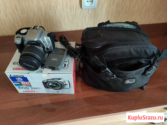 Зеркальный фотоаппарат Canon EOS350D Kit в идеале Екатеринбург - изображение 1
