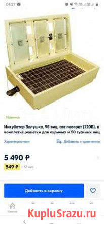 Инкубатор Золушка Звенигород - изображение 1