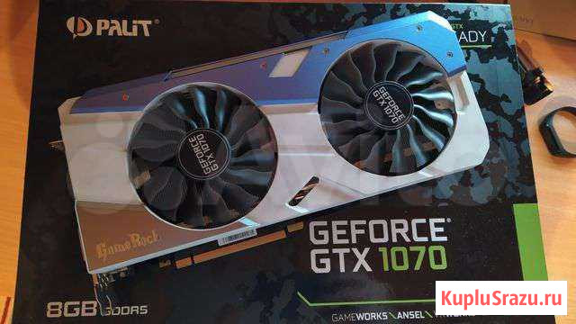 Видеокарта palit 1070 gamerock Удельная - изображение 1