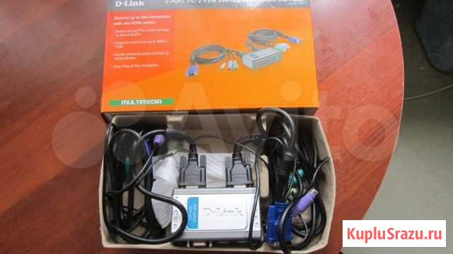 KVM-переключатель D-link KVM-121 2-портовый Энгельс - изображение 1