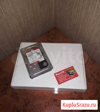 HDD 4Тб, wd red wd4002ffwx, 24*7, для NAS Самара - изображение 1