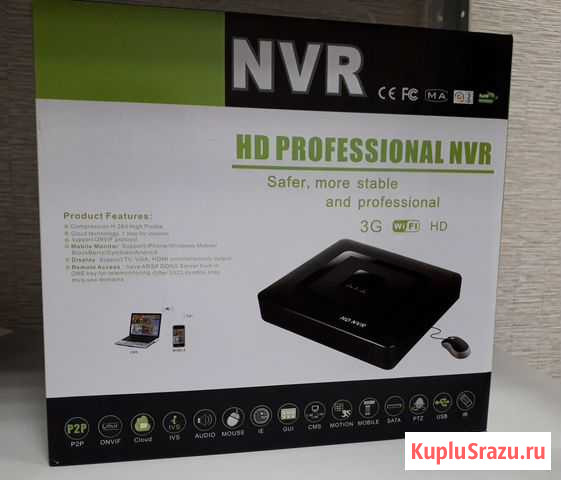 Видеорегистратор для IP-камер на 4 камеры Челябинск - изображение 1