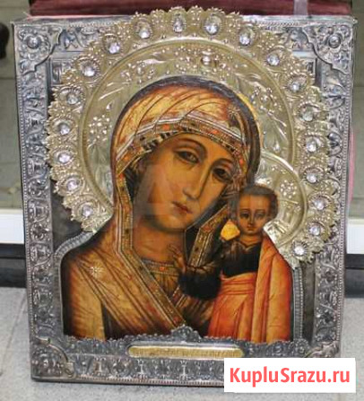 Икона Казанская Богородица Кострома Серебро Рыбинск - изображение 1