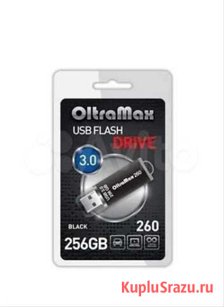 USB флэш-накопитель oltramax 256GB 260 black 3.0 Москва - изображение 1