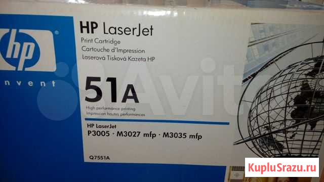 Картридж HP LJ Q7551A оригинальный новый Тюмень - изображение 1