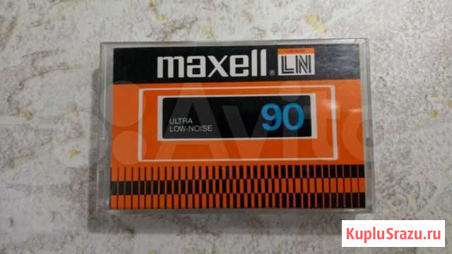 Коробочка аудиокассеты Maxell LN 90 Мурино - изображение 1