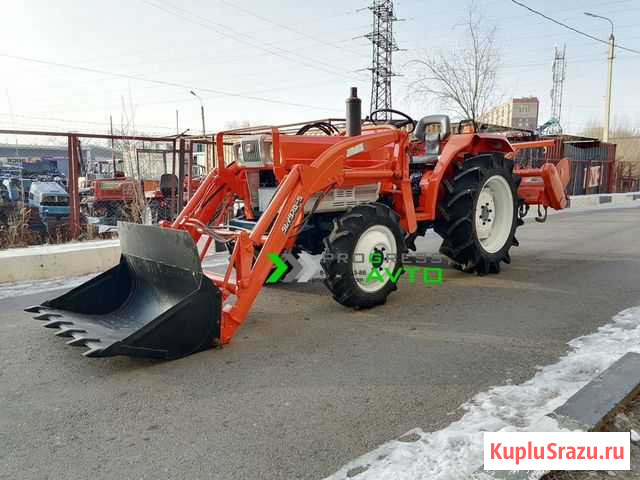 Минитрактор kubota L2402 с куном и фрезой Улан-Удэ - изображение 1