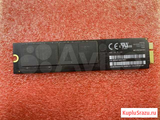 SSD 256Gb Macbook Air 11/13”, A1369/A1370 Калининград - изображение 1