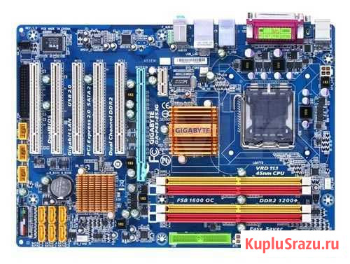 Gigabyte LGA775 + 8 GB ram ddr 2+ Quad q8200 Йошкар-Ола - изображение 1