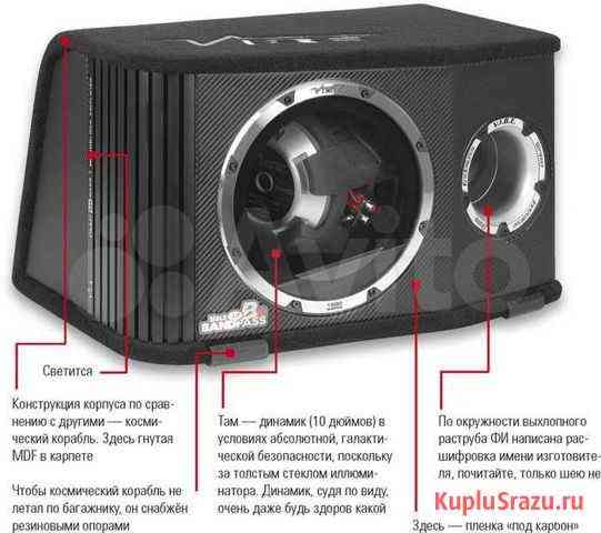 Сабвуфер Vibe blackair 10 v1 - 1500watt Тверь