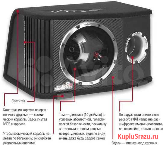 Сабвуфер Vibe blackair 10 v1 - 1500watt Тверь - изображение 1