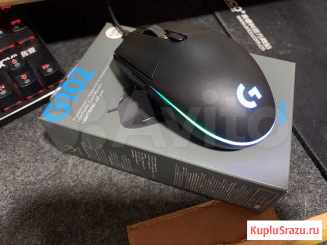Игровая мышь logitech g102 lightsync Челябинск - изображение 1