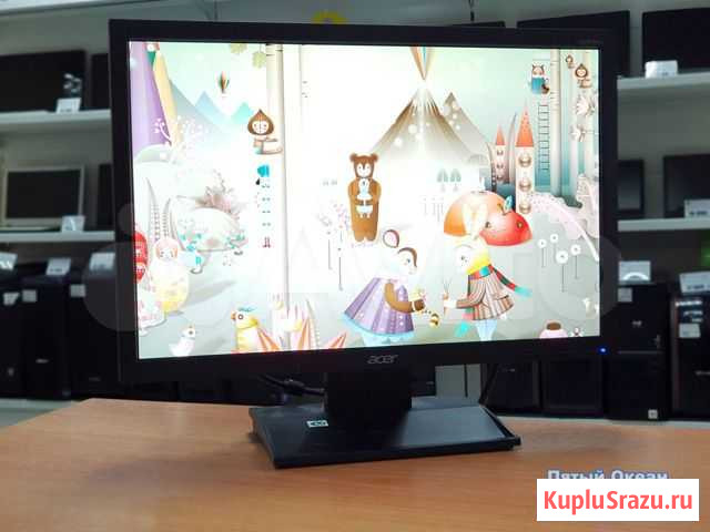 19 (48 см) Монитор Acer V193WL. Гарантия Новосибирск - изображение 1