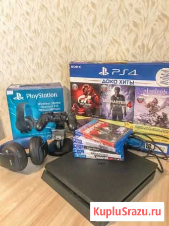 Sony PlayStation 4 slim 500 gb Архангельск - изображение 1