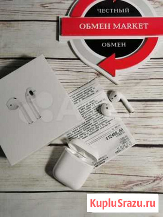 Новые беспроводные наушники Apple AirPods Чита - изображение 1