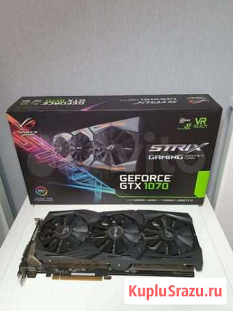 Asus Rog Strix GTX 1070 8 Gb Краснодар - изображение 1