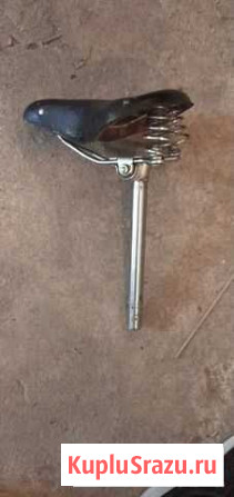 Сиденье для велосипеда СССР кожа Воскресенск - изображение 1