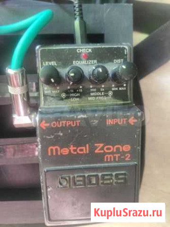 Педаль гитарных эффектов boss metal zone mt2 Барнаул - изображение 1