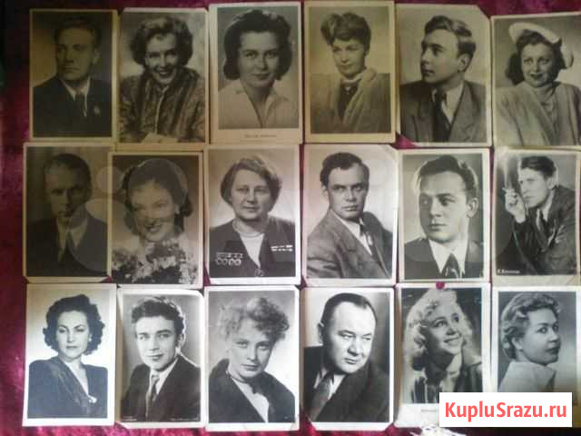 Открытки - фото артистов 50 -х годов Владимир - изображение 1