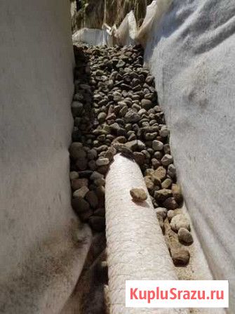 Устройство и монтаж дренажа, ливневки Калининград - изображение 1