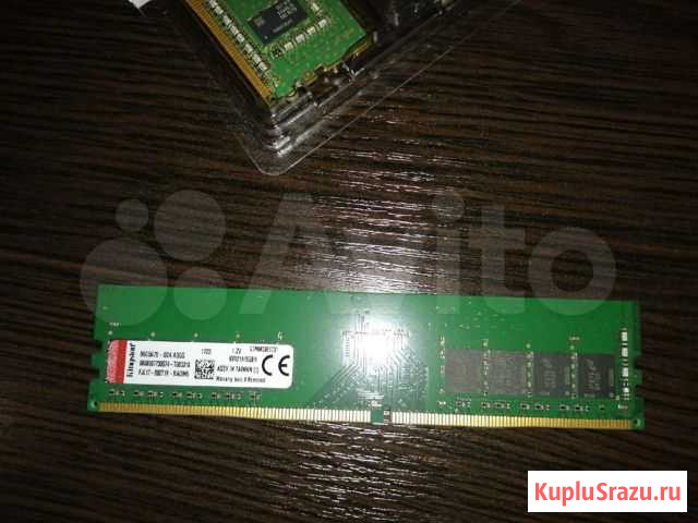Оперативная память Kingston ddr4 4gb Жуковка - изображение 1