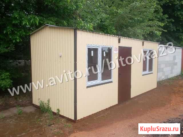 Бытовка 6х2,4х2,8 (2-е. комнаты, лдсп) Курганинск - изображение 1