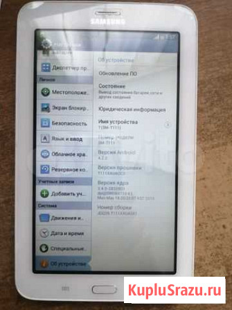 Samsung Galaxy Tab 3 Lite SM-T111 Елизово - изображение 1