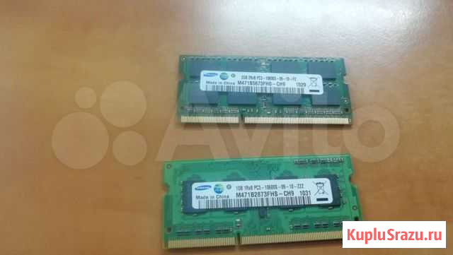 Оперативная память Samsung SO-dimm 1333 2GB +1GB Нижний Новгород - изображение 1