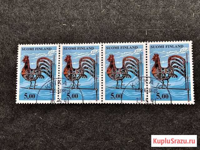 Mi:FI 798x 1988 Weathercock of Kirvu Chapel Санкт-Петербург - изображение 1