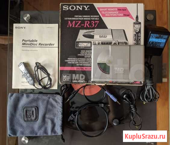 Минидисковый MD плеер Sony MZ-R37 Москва - изображение 1