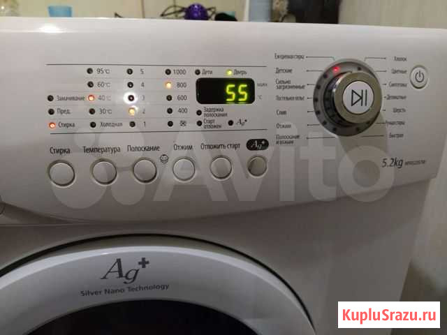 Стиральная машина Samsung WF-6520 S7W 1000 об Канаш - изображение 1