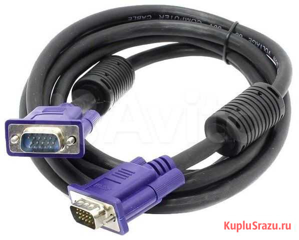 VGA (d-sub) кабель 2 метра Королев - изображение 1