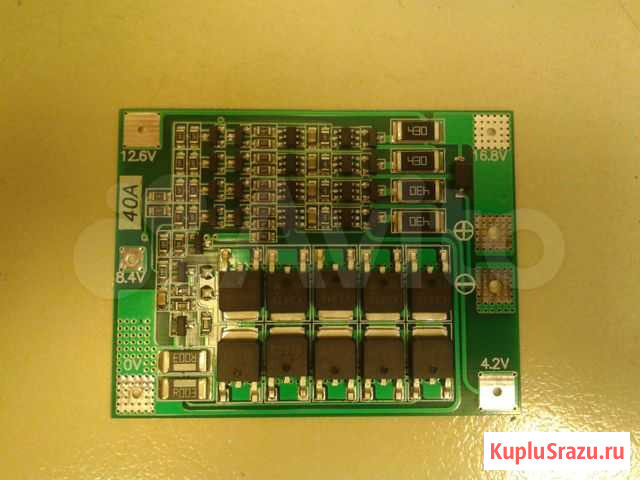 Контролёр заряда 4S/16.8 В/ 40A с балансиром заряд Санкт-Петербург - изображение 1