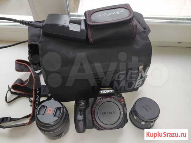 Sony SLT A37 kit + Helios 44m-4 Хабаровск - изображение 1