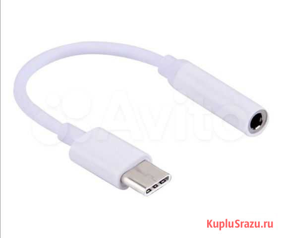 Адаптер-переходник Type-C to AUX 3.5mm new Москва - изображение 1