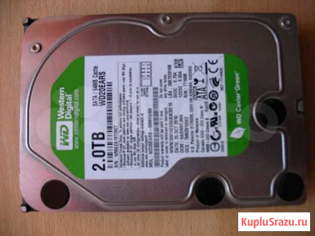 Жёсткий диск WD 2 TB Green Томск - изображение 1