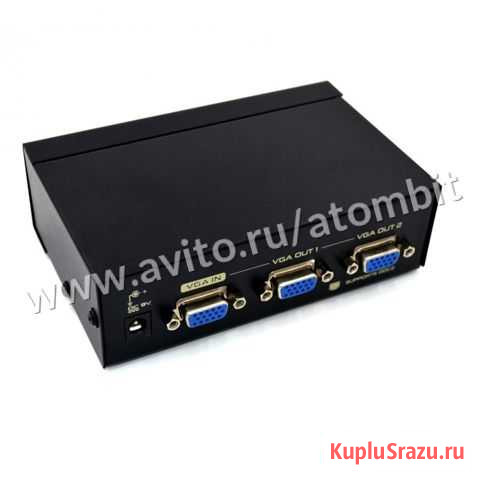 Разветвитель VGA с 1 канала на 2 канала активный Челябинск - изображение 1