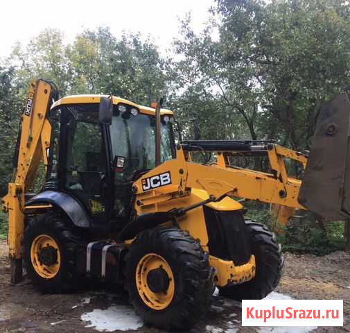 Аренда экскаватор-погрузчик, бур, молот JCB Пушкино - изображение 1