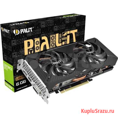 Новая Palit gtx 1660 super 6Gb gaming pro Самара - изображение 1